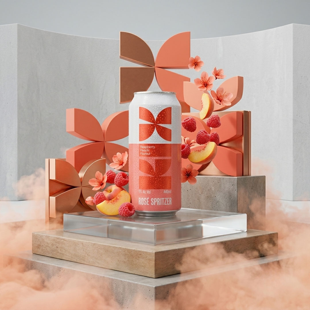 Kix Rosé Spritzer raspberry & peach