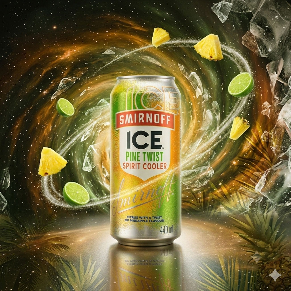 Smirnoff Ice Pine Twist spirit cooler