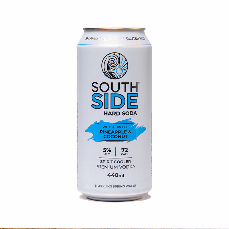 South Side Hard Soda (Pineapple & Coconut)